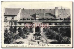 Old Postcard Fontevrault L & # 39Abbaye