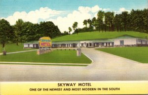 North Carolina Asheville Skyway Motel 1956