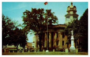 Postcard COURT HOUSE SCENE Huntsville Alabama AL AQ3962