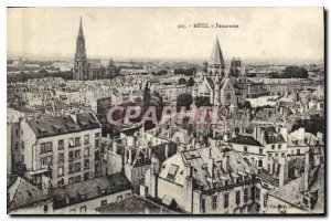 Old Postcard Metz Panorama