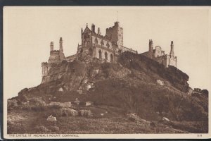 Cornwall Postcard - The Castle, St Michael's Mount   T2502 