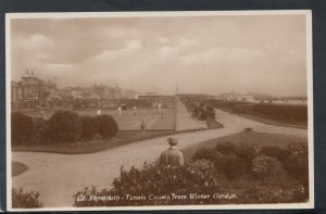 Norfolk Postcard - Great Yarmouth - Tennis Courts From Winter Garden   RS18737