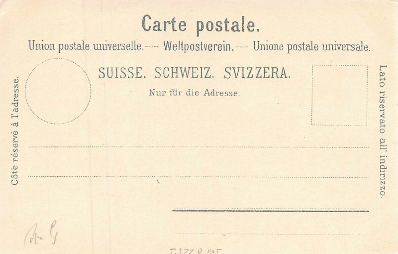 SWITZERLAND~ST GOTTHARD HOSPIZ ~MILITARY~ABLÖSUNG DER FORTWACHE 1900s POSTCARD