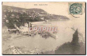 Nice Old Postcard of the port entrance