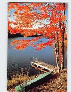 Postcard Autumn by the Lake Photo by Michigan Travel Bureau