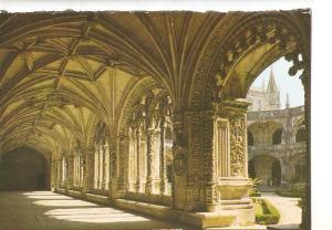 Postal 032584 : Lisboa (Portugal). Mosteiro Dos Jeronimos (Claustro)