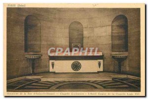 Old Postcard Paris Seine Monument Anjou Rue St Honore Expiratory Chapel Altar...