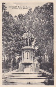 Belgium Brussels Statue des Comtes d'Egmont et de Hornes