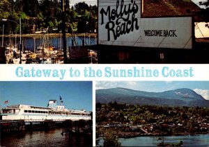 Canada British Columbia Gateway To The Sunshine Coast Multi View