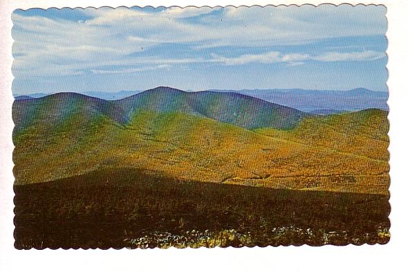 View From Summit, Sugar Loaf Mountain, Maine, Photo Fred Bush