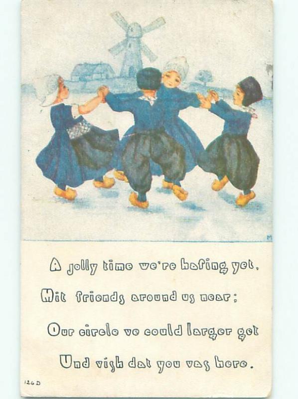 Divided-Back CHILDREN SCENE Great Postcard AA5823