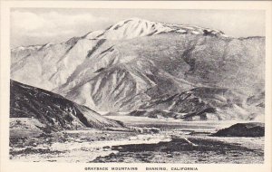 Grayback Mountains Banning California Albertype
