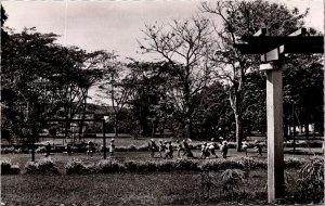 Central African Republic Banqui Jardin d'Enfants RPPC C010