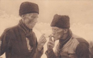 Netherlands Volendam Giving A Ligth Men Smoking