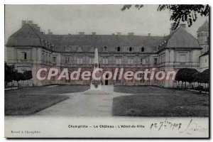 Postcard Old Champlitte Chateau de Ville Hotel