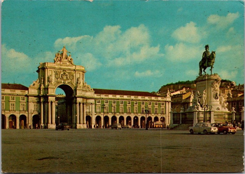 Portugal Lisboa Black Horse Square 1969