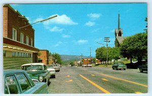 ASBESTOS, Quebec Canada ~ BOULEVARD ST. LUC Street Scene c1960s  Postcard