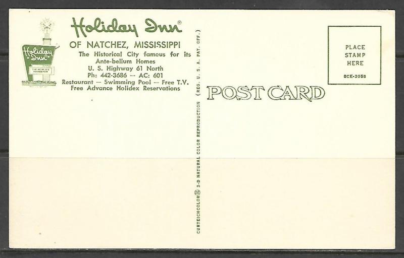 Mississippi, Natchez - Holiday Inn - [MS-006]