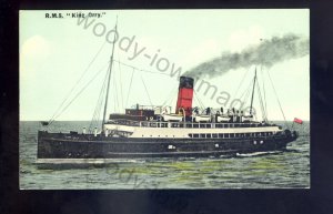 f2368 - IOMSPCo. Ferry - King Orry - built 1913 - postcard