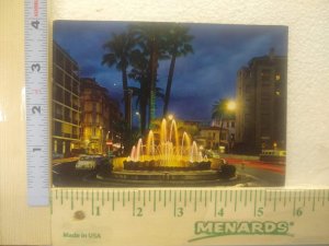 Postcard The Luminous Fountain, Rivera Dei Fiori, Sanremo, Italy