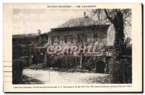 Old Postcard Chambery Savoie Tourism Charmettes Celebre Habitation Rousseau M...