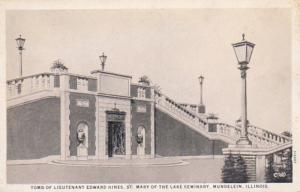 Illinois Mundelein Tomb Of Lieutennant Edward Hines St Mary Of The Lake Seminary