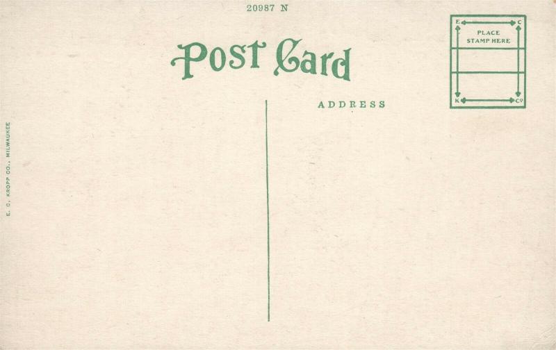 HAMILTON ONT. CANADA Y.M.C.A. ANTIQUE POSTCARD