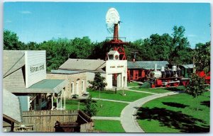 Postcard - On the Village Green of Pioneer Village - Minden, Nebraska
