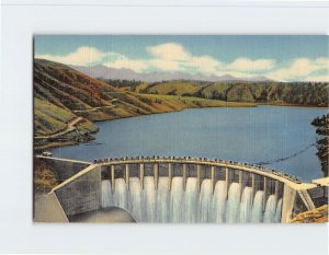 Postcard Kerr Dam, Polson, Montana