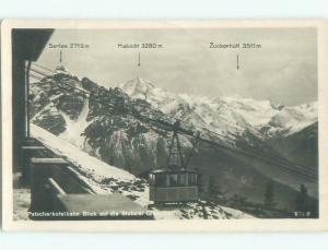 old rppc NICE VIEW Habicht Mountain - Tyrol Tirol Austria i3348