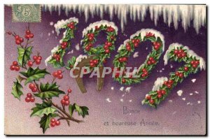 Old Postcard Fantasy Flowers Year 1907 Horseshoe