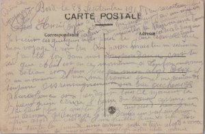 Comic Beach Au Bord de Mer, le Dimanche Vintage Postcard 02.99