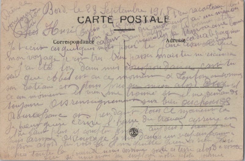 Comic Beach Au Bord de Mer, le Dimanche Vintage Postcard 02.99