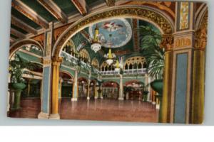 Spokane WA Hotel Interior c1910 Postcard