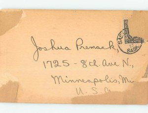 1930s QSL RADIO CARD Saskatoon Saskatchewan SK AH3236