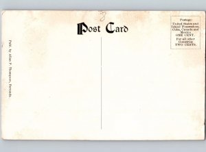 c1910 Hamilton Hotel Bermuda Multiview Interior Allan P. Thompson Postcard