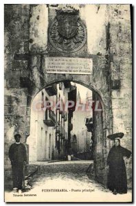 Postcard Old Main Puerta Fuenterrabia