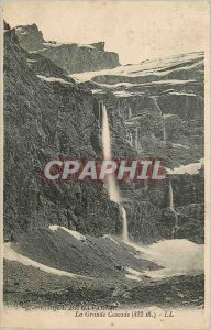 Old Postcard Gavarnie La Grande Cascade