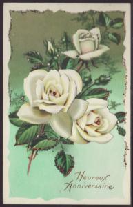 Happy Anniversary Roses Postcard