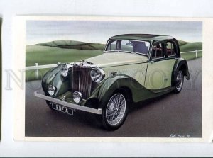 416245 Classic CAR 1938 year MG Two Litre SA Old postcard