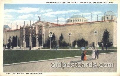 Palace of Transportation 1915 Panama Worlds Fair, San Francisco, CA USA Unuse...