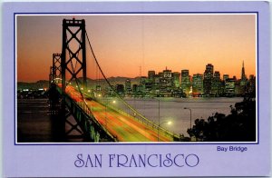 Postcard - The Bay Bridge - San Francisco, California