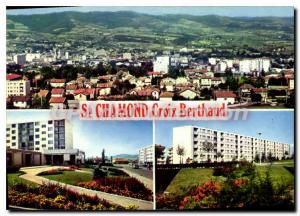 Modern Postcard Saint Chamond Vue Generale HLM Cross Berthaud