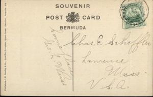 Bermuda Steamship SS Bermudian c1910 USED Postcard Bermuda Cover