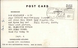 Shirley Temple Agar 1940s Vanguard Studio Promo Postcard