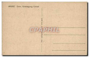 Old Postcard Mainz Dom Grablegung Christi