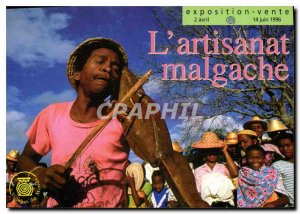 Modern Postcard The Malagasy crafts