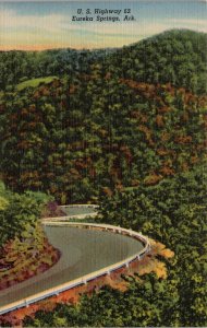 US Highway 62 Eureka Springs AR Postcard PC384