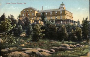 BRISTOL ME Hotel South c1910 Postcard