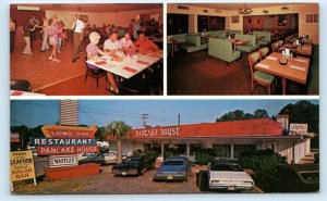MYRTLE BEACH, SC South Carolina~ Roadside LONG BAY PANCAKE HOUSE c1970s Postcard